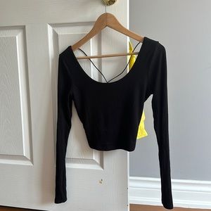 GARAGE backless longsleeve